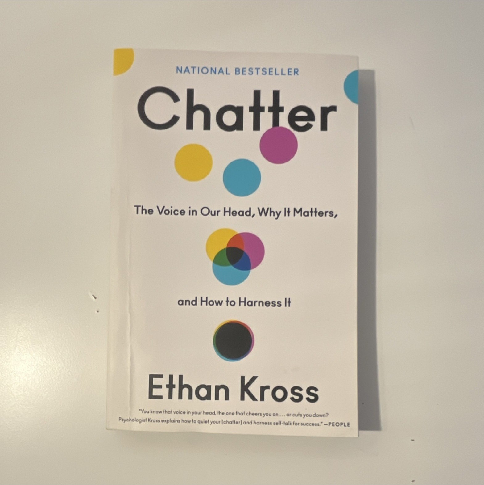 Ethan Kross Chatter Voice in Our Head Trade Paperback Crown Science 2022