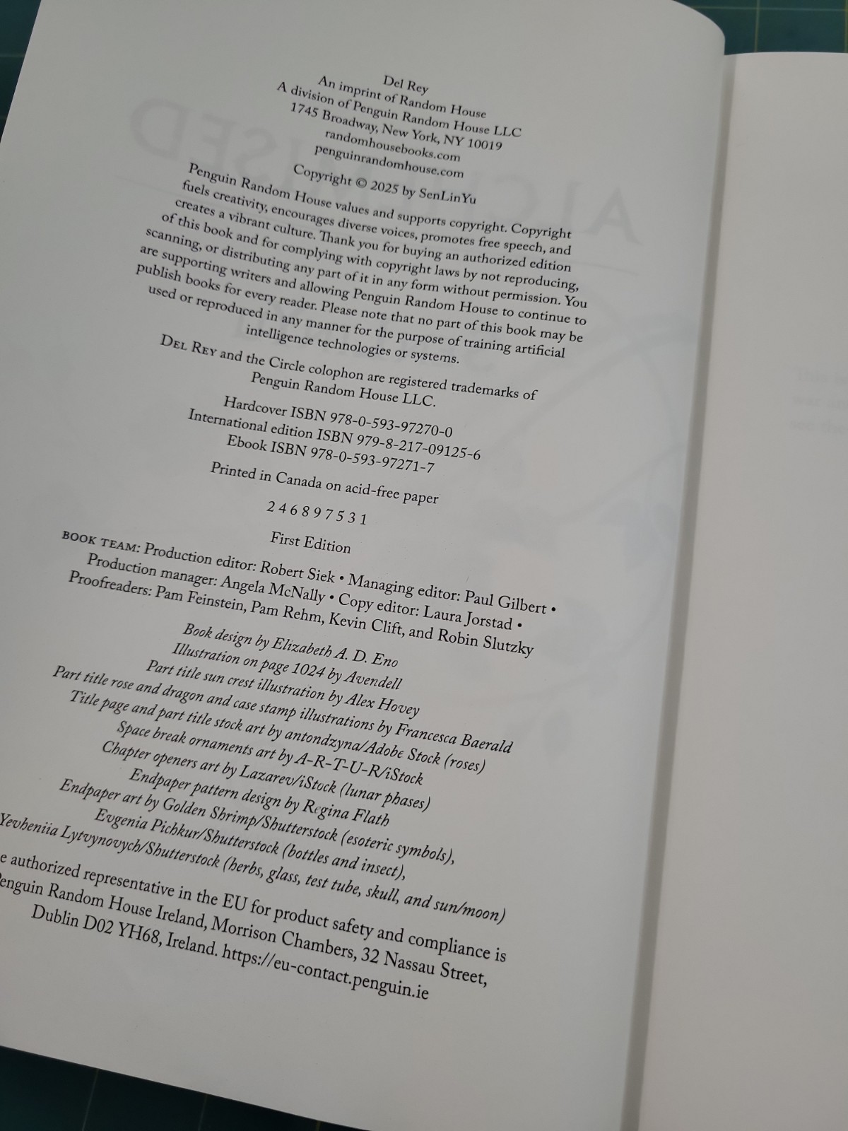 Alchemised by SenLinYu – First Edition 1st Printing – Hardcover w/ Dust Jacket