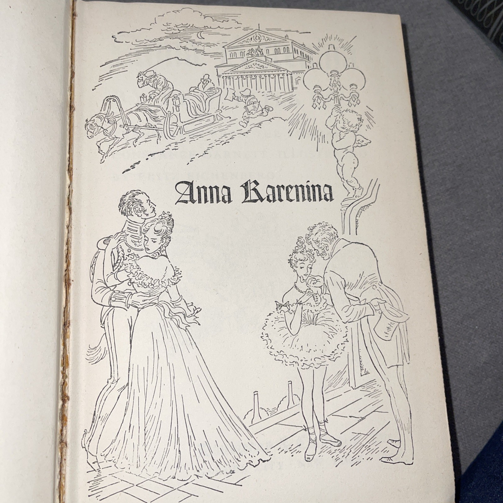 Anna Karenina by Leo Tolstoy Copyright 1944, Doubleday & Co. NY Print HC