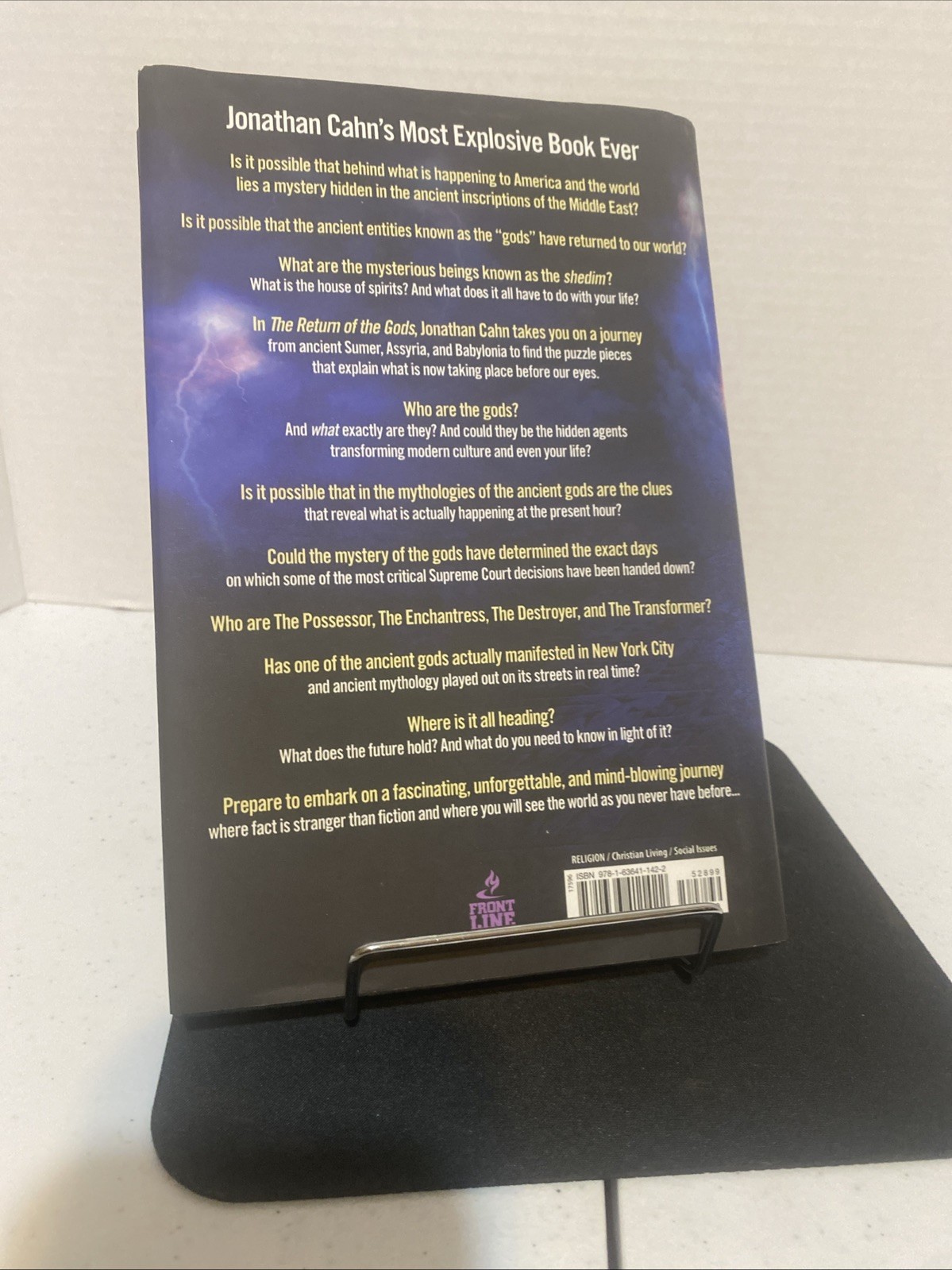 Return of the Gods by Jonathan Cahn (2022, Hardcover)
