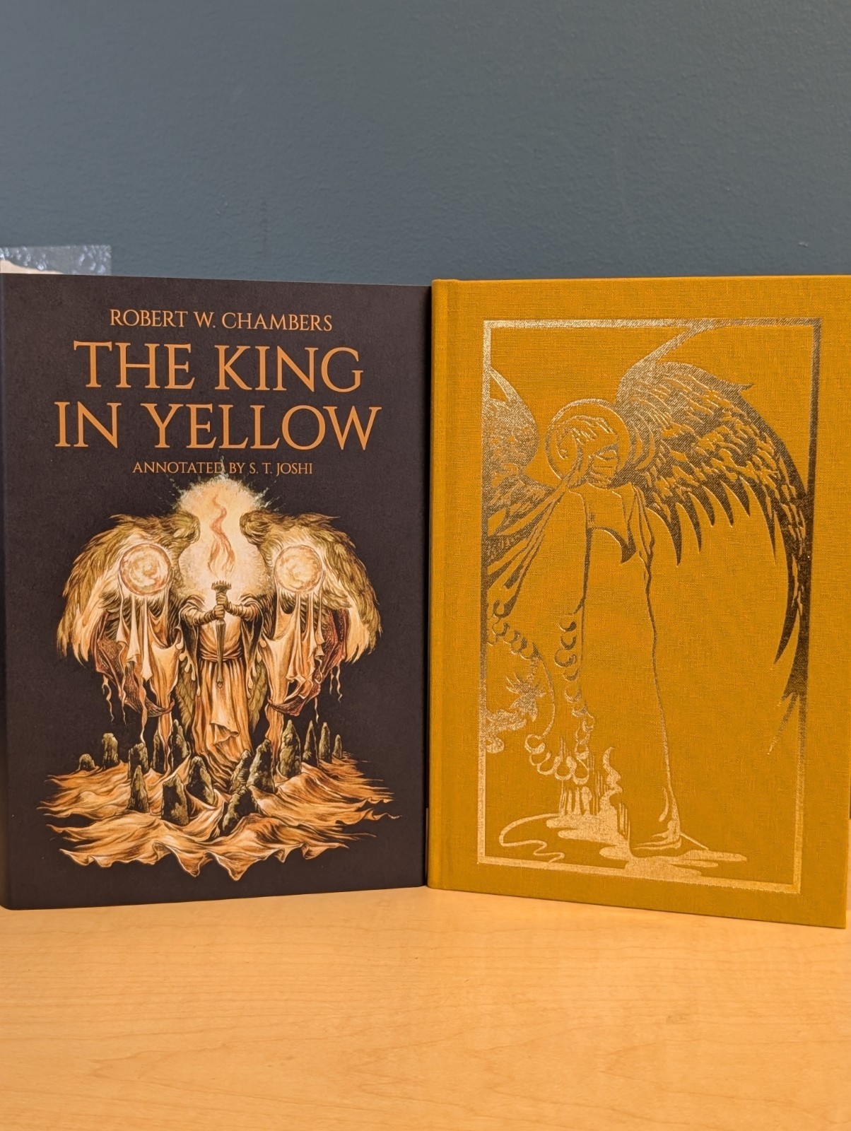 🟡Robert Chambers THE KING IN YELLOW Annotated S.. Joshi Chiroptera Yellow Cloth