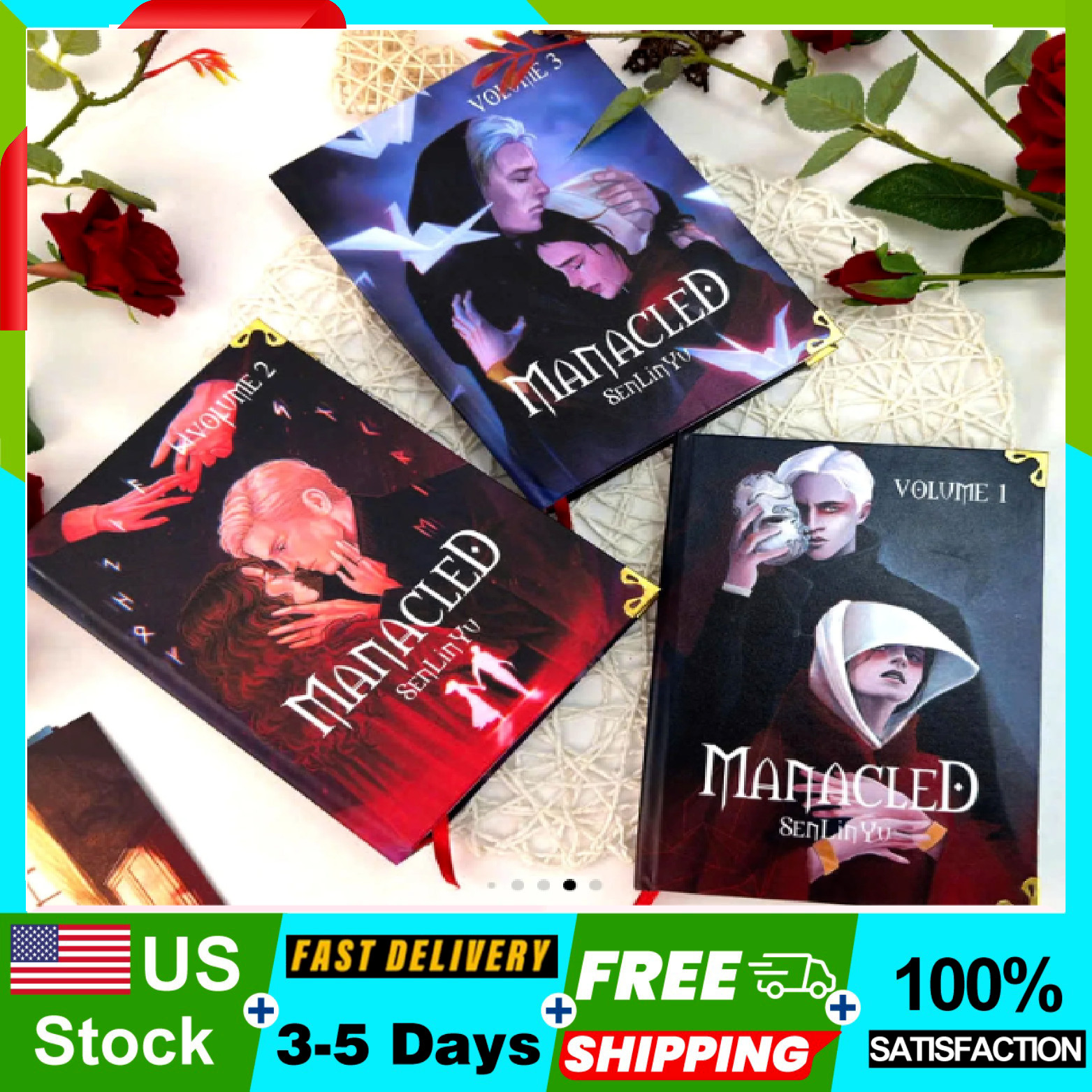 manacled book by senlinyu Full chapter (volume 1.2.3) – Hard cover