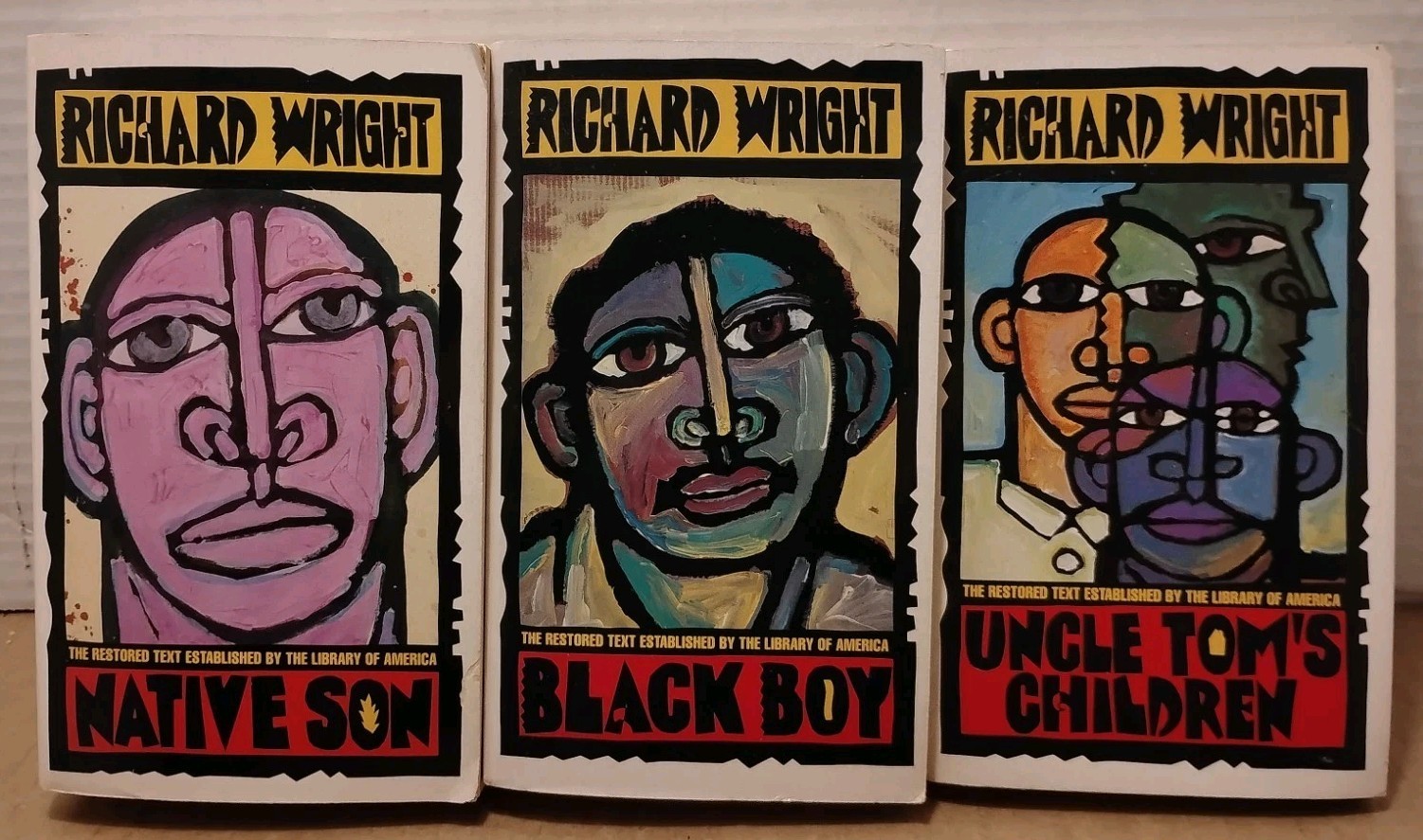 RICHARD WRIGHT – Lot of 3 Classic PBs Native Son Black Boy Uncle Tom’s Children