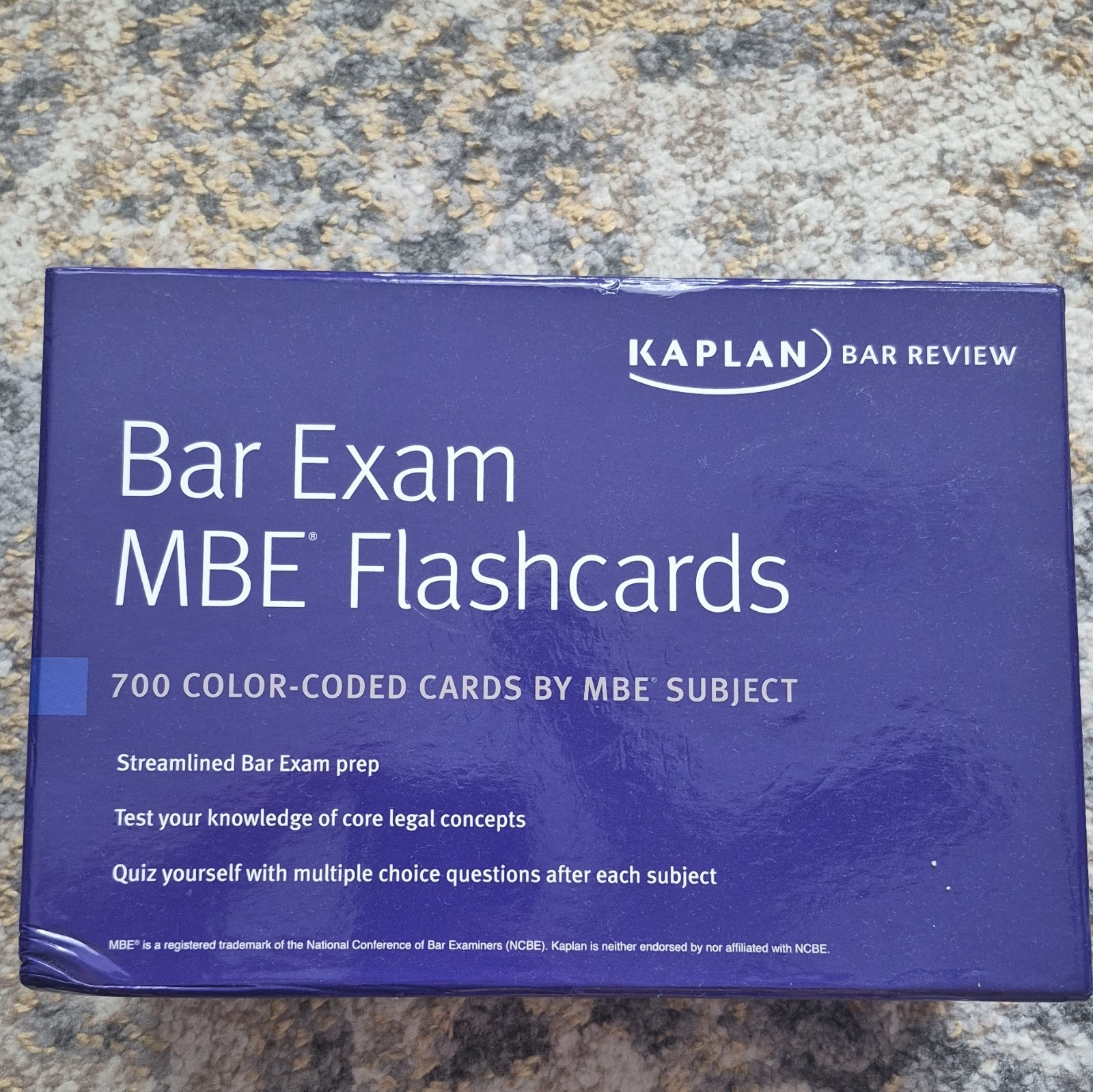 Kaplan Bar Review Bar Exam MBE Flashcards Color-Coded 700 Cards 2018