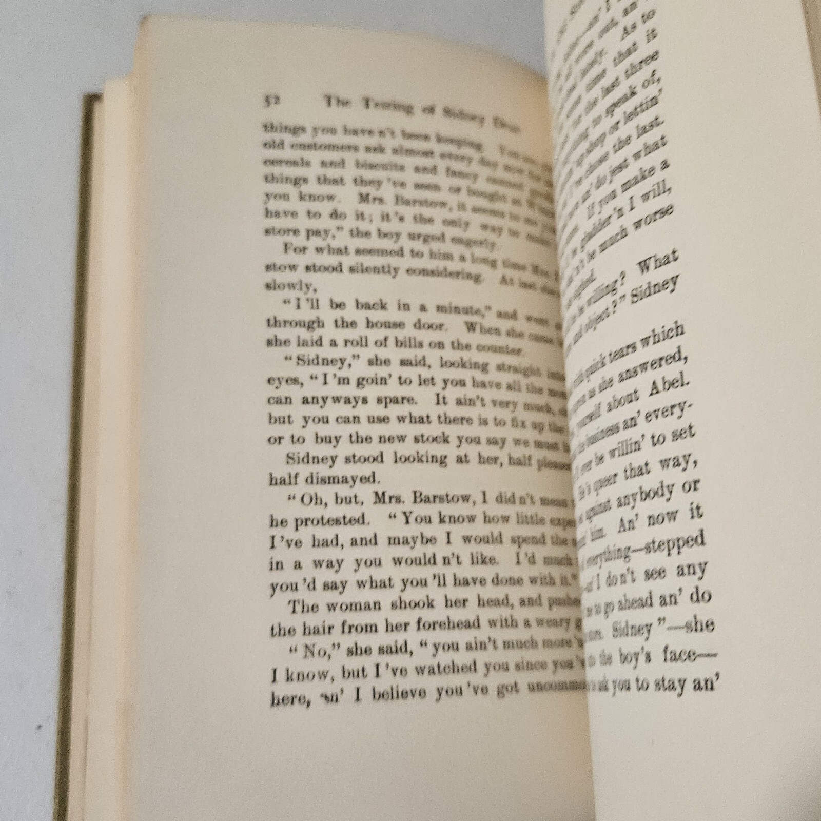 The Testing Of Sidney Dean By I. T Thurston 1904 Hardcover Book