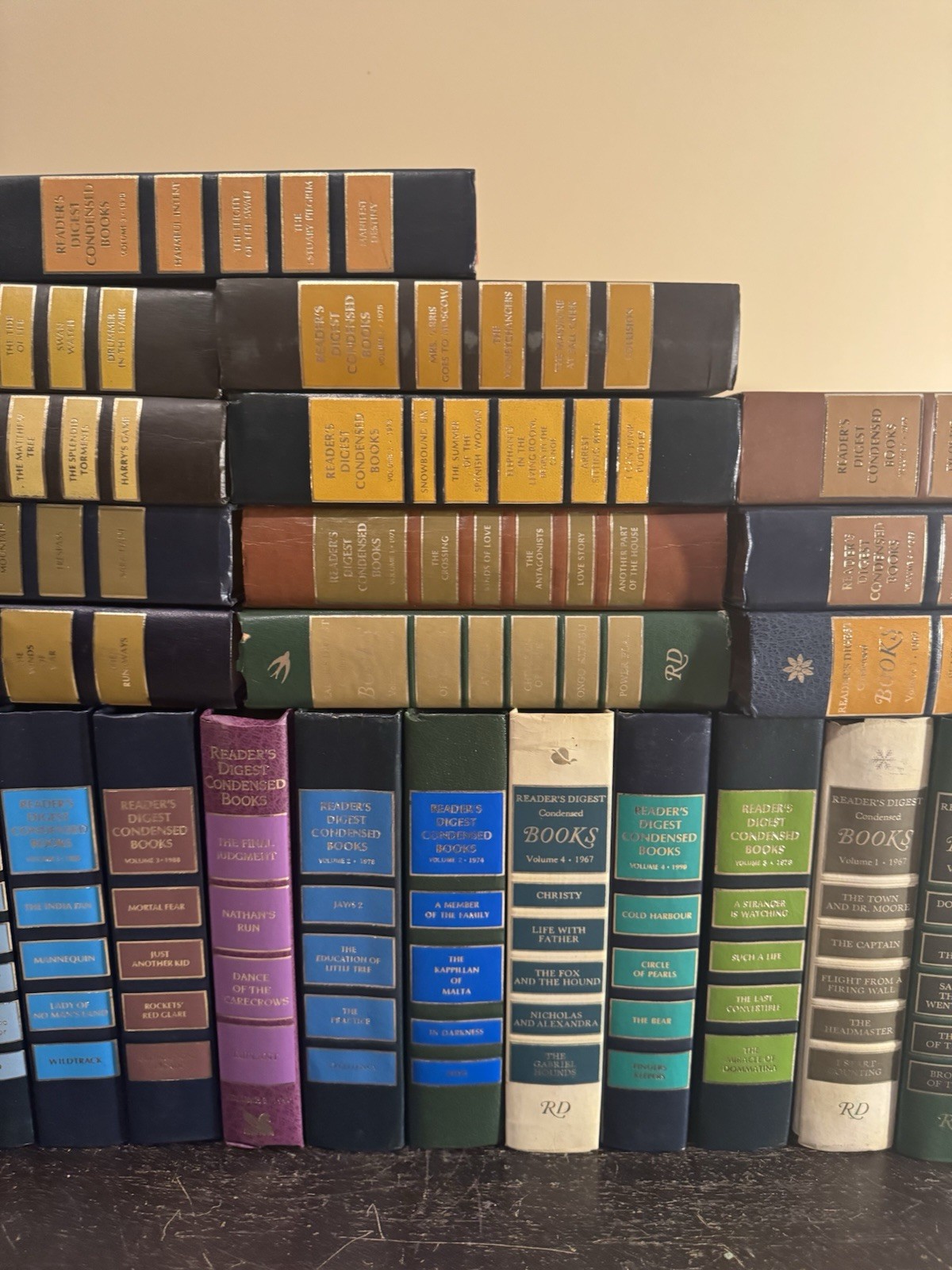 Vintage Decorative Readers Digest Cond. Books-60/70s-Lot of 54