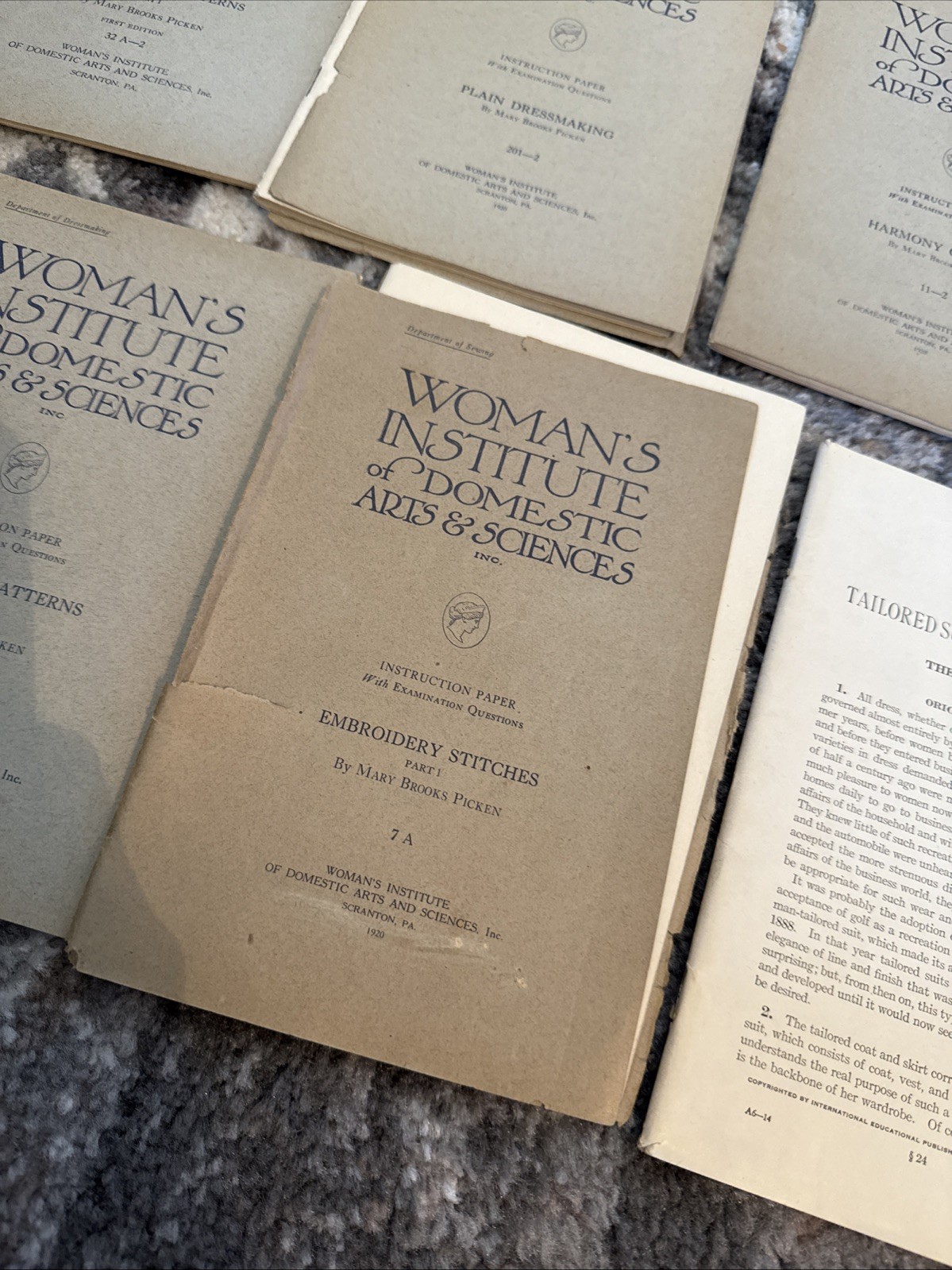 15 Booklets – Women’s Institute of Domestic Arts & Sciences Manuals
