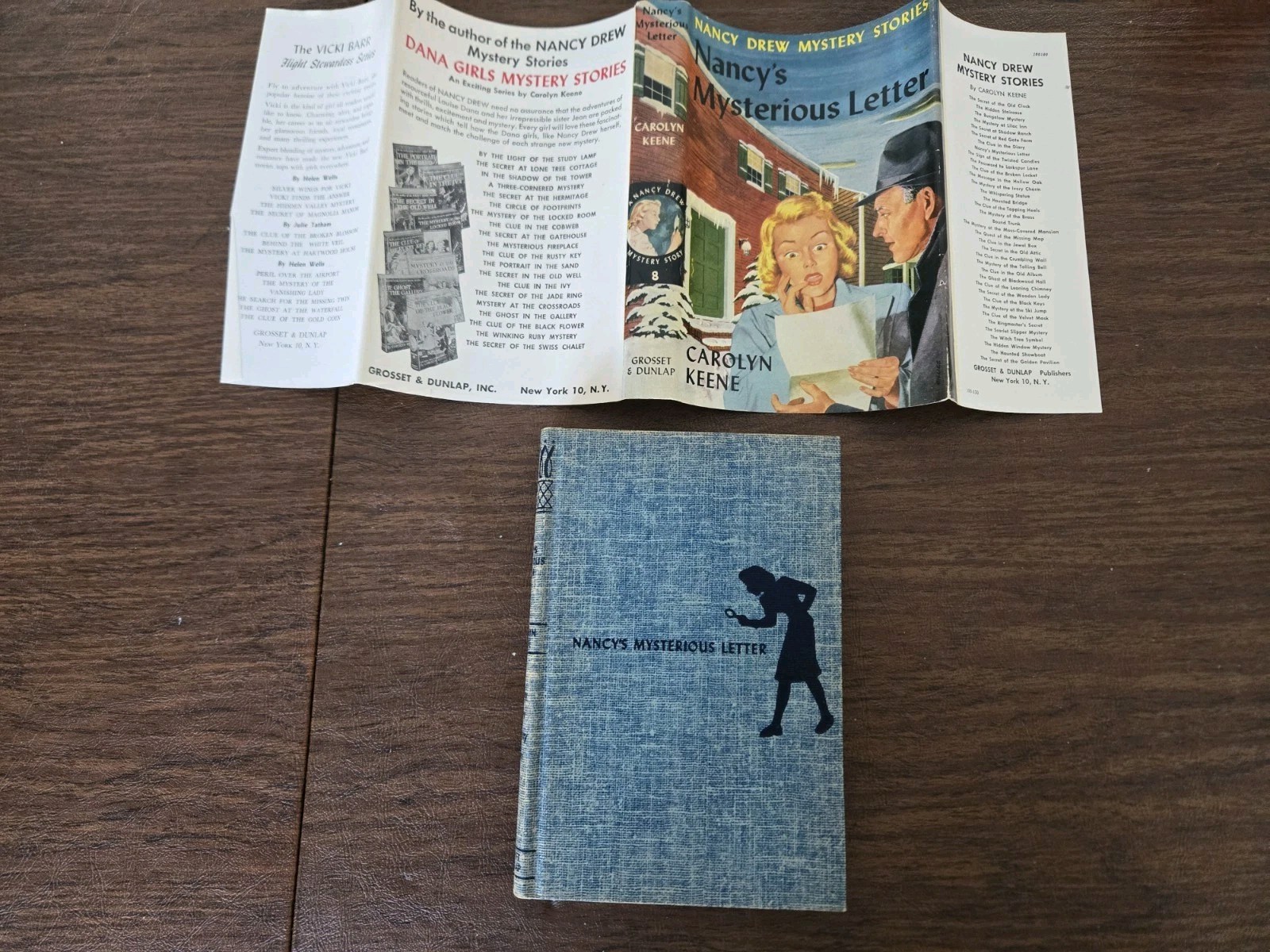 Nancy Drew Nancy’s Mysterious Letter 1932 Carolyn Keene Grosset -Dunlop HC DJ