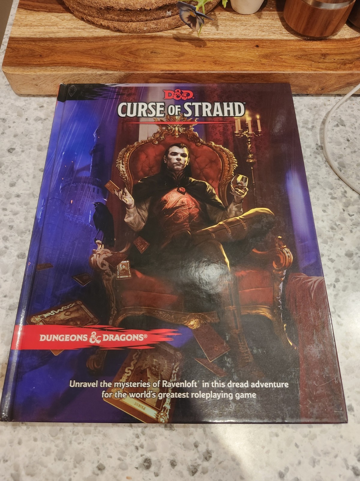 Curse of Strahd by Dungeons & Dragons (2016, Hardcover) VG