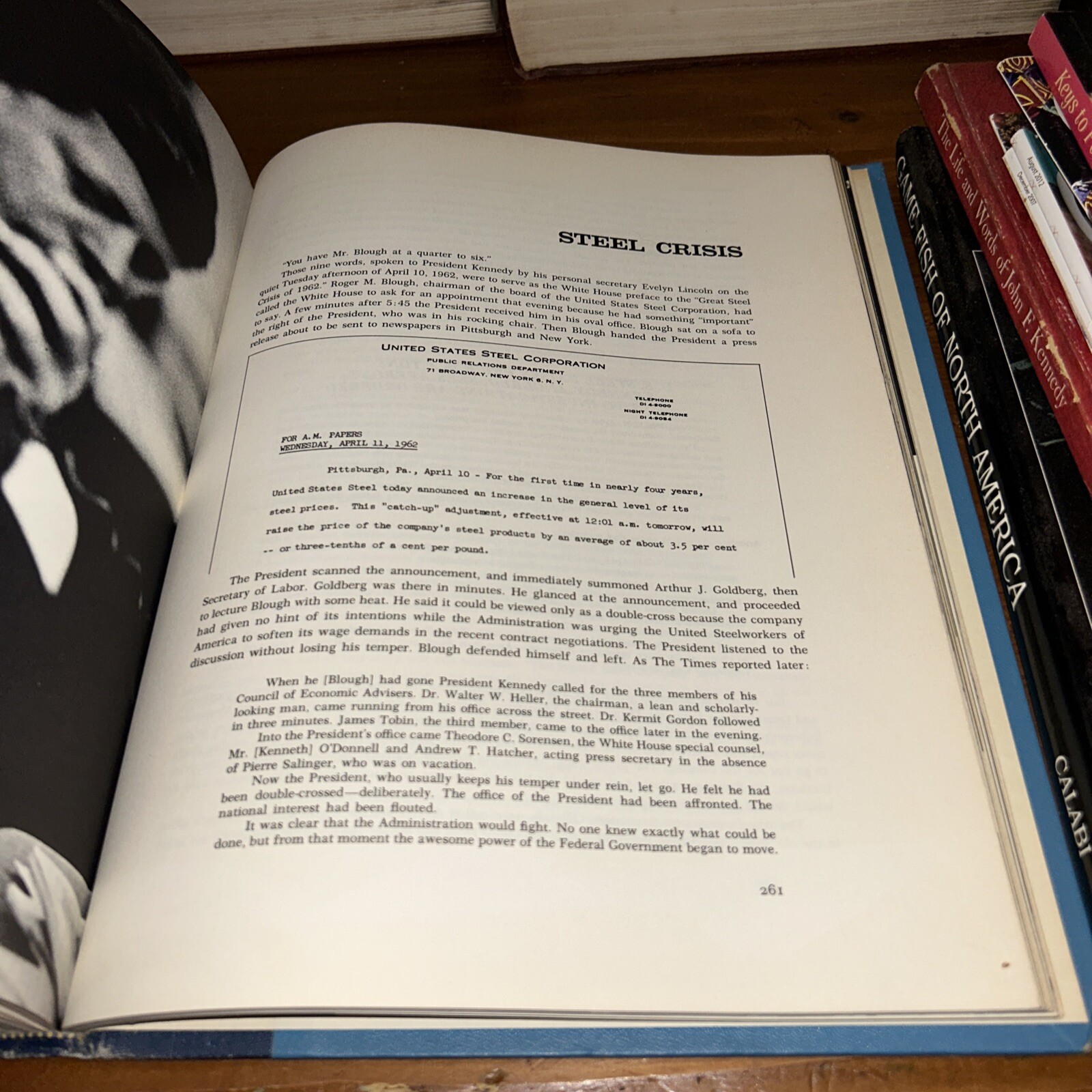 The Kennedy Years; Viking Press &New York Times Staff; 1964, BCE; HC Good F15