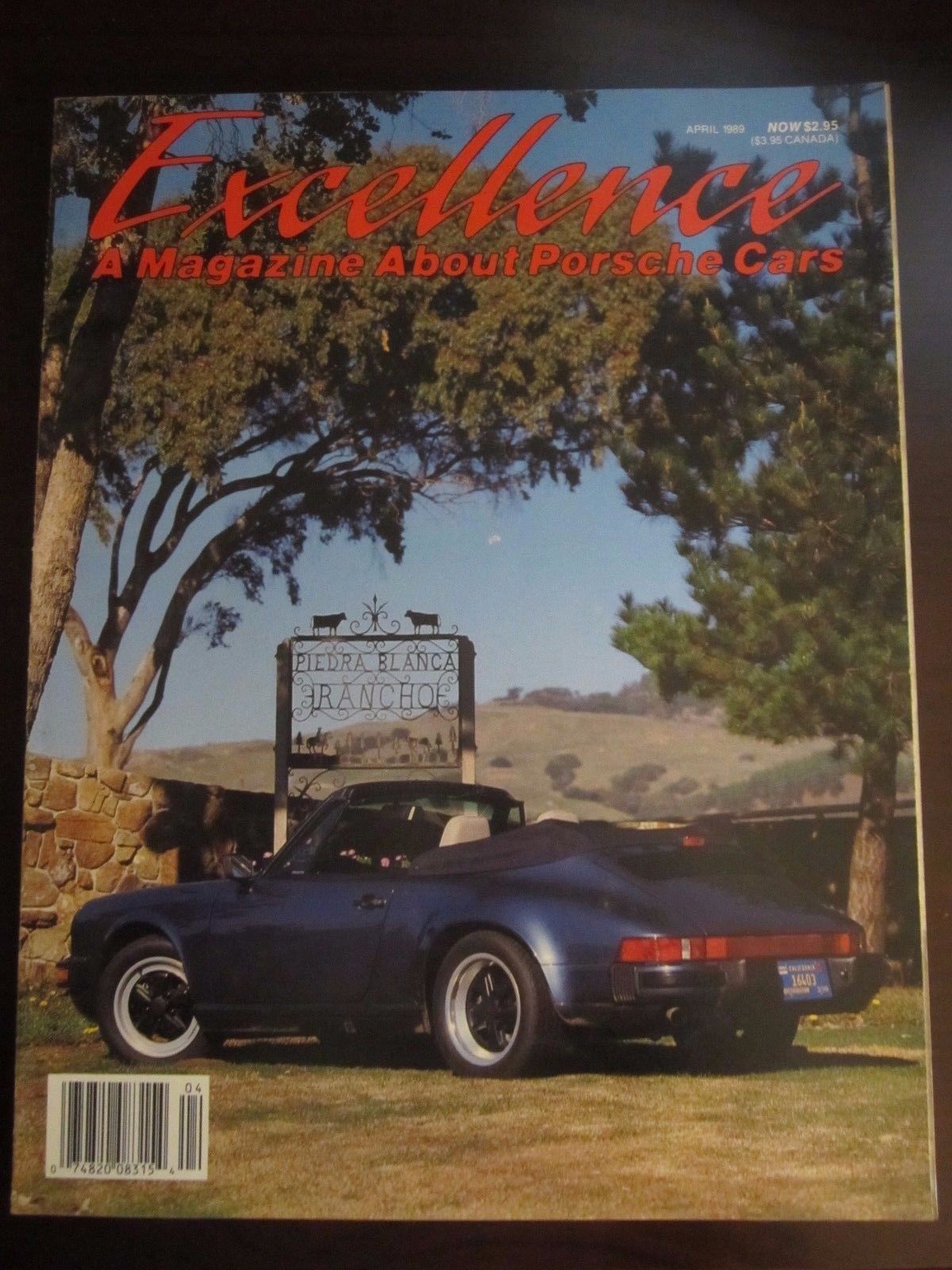 EXCELLENCE PORSCHE MAGAZINE APRIL 1989, CARRERA PANAMERICA, 911, 924 NEW $5.99