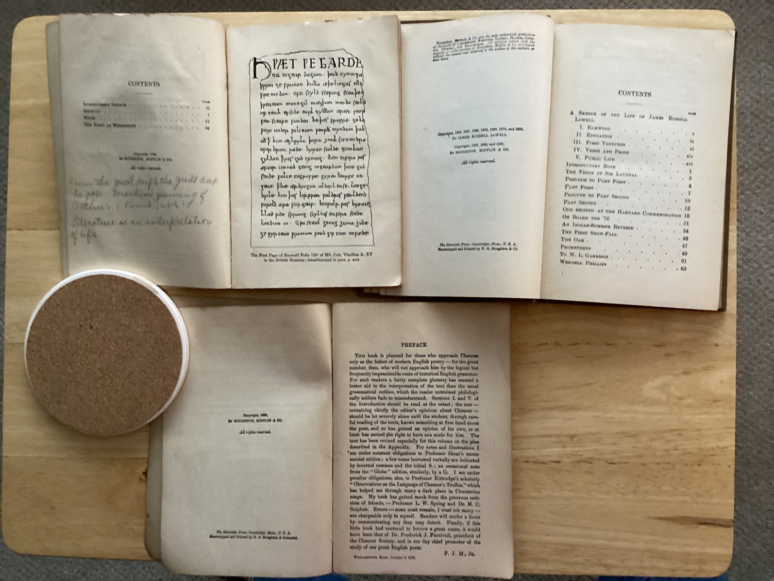 ANTIQUE 3 bks Riverside Literature Series #30(c1896), #135(c1899), #159 (c1904)