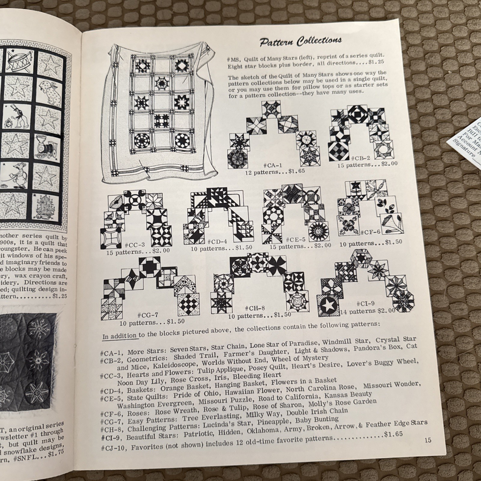 Rare vintage Quilts and Other Comforts Catalog #6 Leman 1975 32 pages