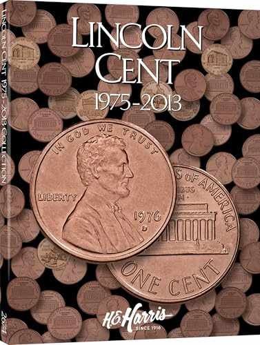 H.E. Harris® Coin Folder – Lincoln Cents – Hardcover, by H.E Harris – Very Good
