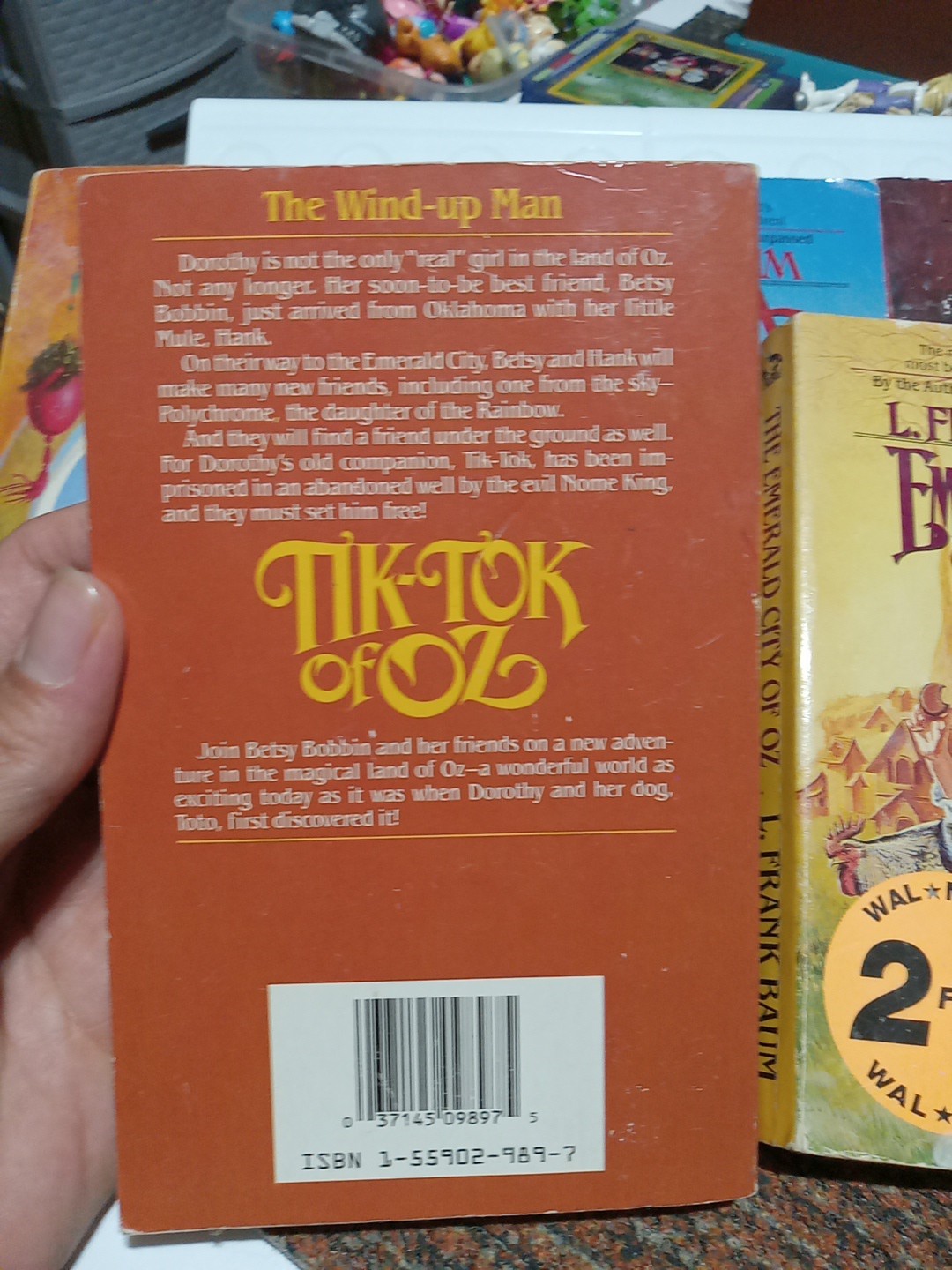 5x Wizard of Oz Series Paperback Books, L. Frank Baum Emerald City Tik-tok Ozma