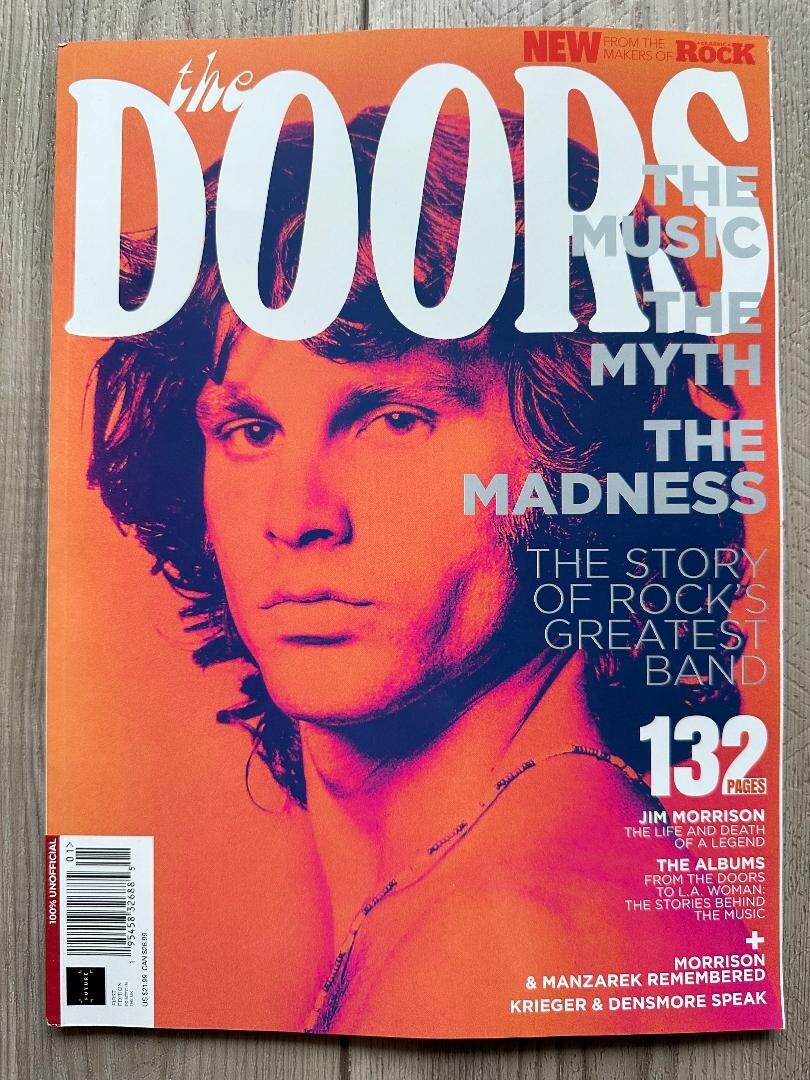 2024 The DOORS CLASSIC ROCK Special Edition 132 Pages JIM MORRISON Madness MYTH