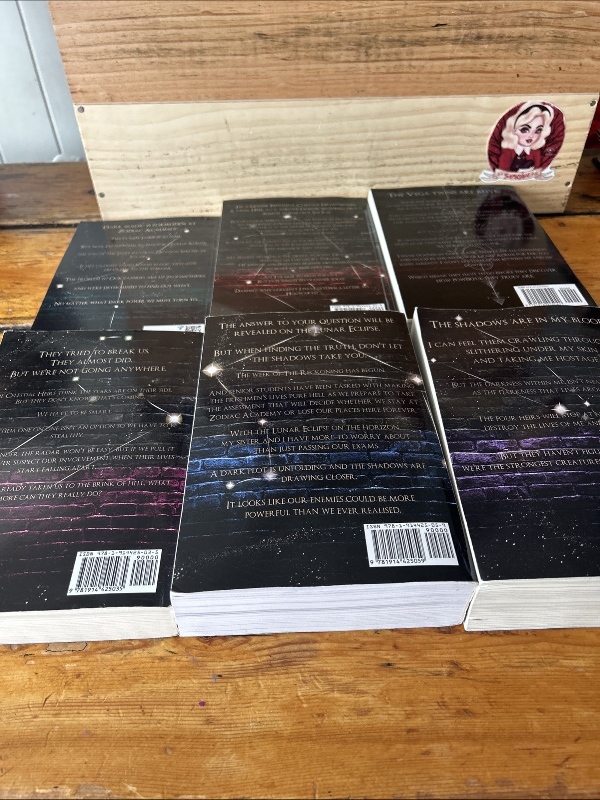 Zodiac Academy 0.5-5.5, 8, 8.5, 8.6 Novellas Lot Of 11 Paperbacks Rare OOP