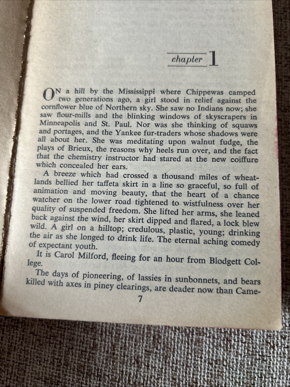 Main Street by Sinclair Lewis 1961 Vintage Paperback Signet