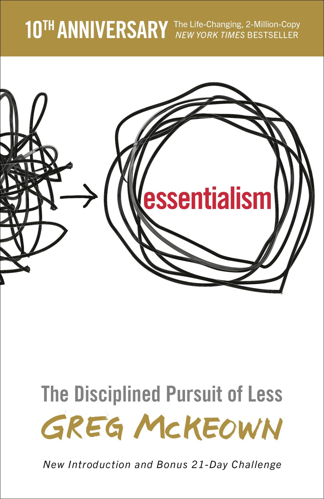 Essentialism: The Disciplined Pursuit of Less – paperback McKeown, Greg