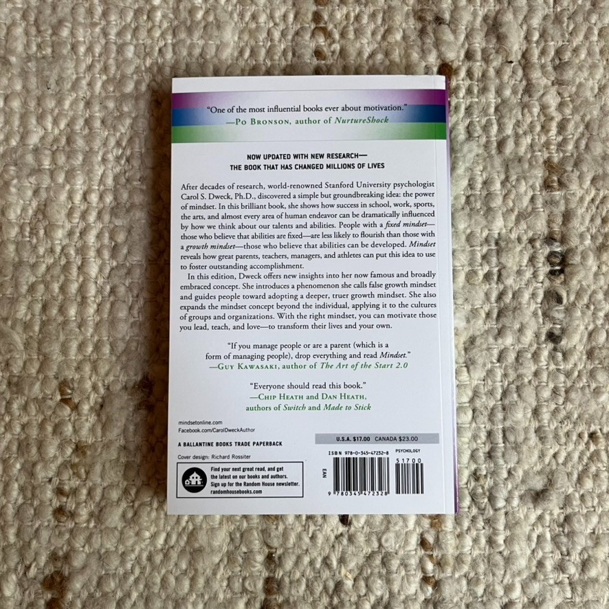 NEW Mindset: The New Psychology of Success – Dweck, Carol S. Paperback
