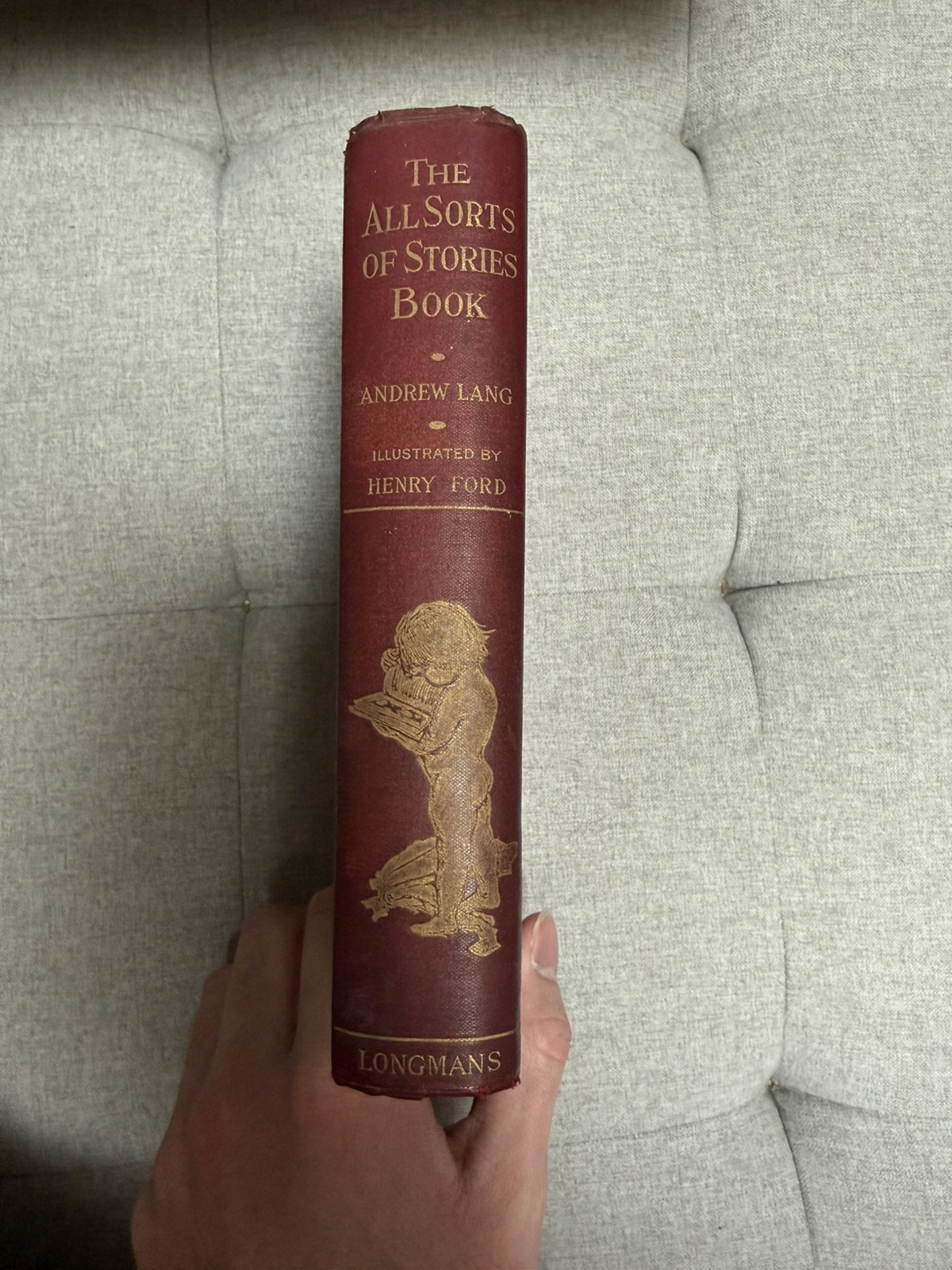 1905/09/11-Lot 3 Andrew Lang,The Red Book of Romance/Heroes/All Sorts of Stories