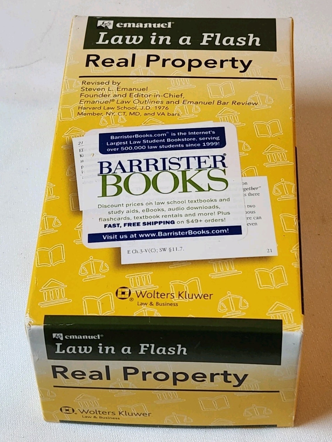 Emanuel Law In A Flash Cards Real Property 2006 Bar Exam Study Aid Aspen Publish