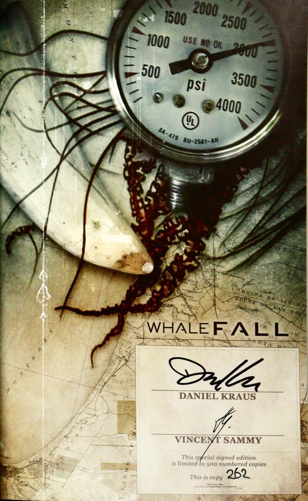 Daniel Kraus WHALEFALL Signed X2 Limited Edition #104 SST Press OOP NEW