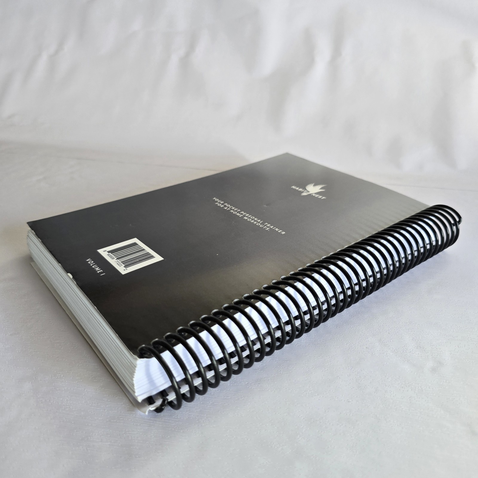 The Dumbbell Home Workout Journal Series Habit Nest Spiral Bound