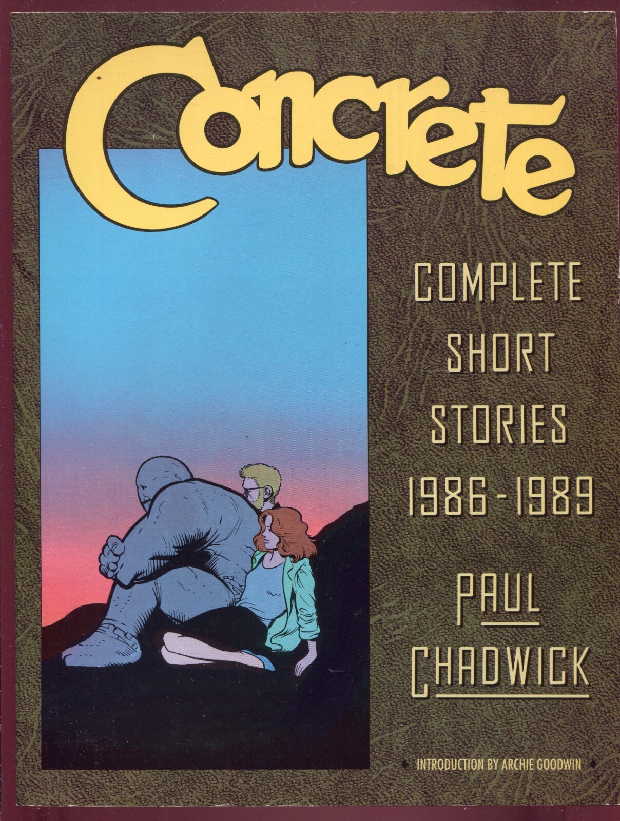 Dark Horse Comics Paul Chadwick Concrete Complete Short Stories 1986 – 1989
