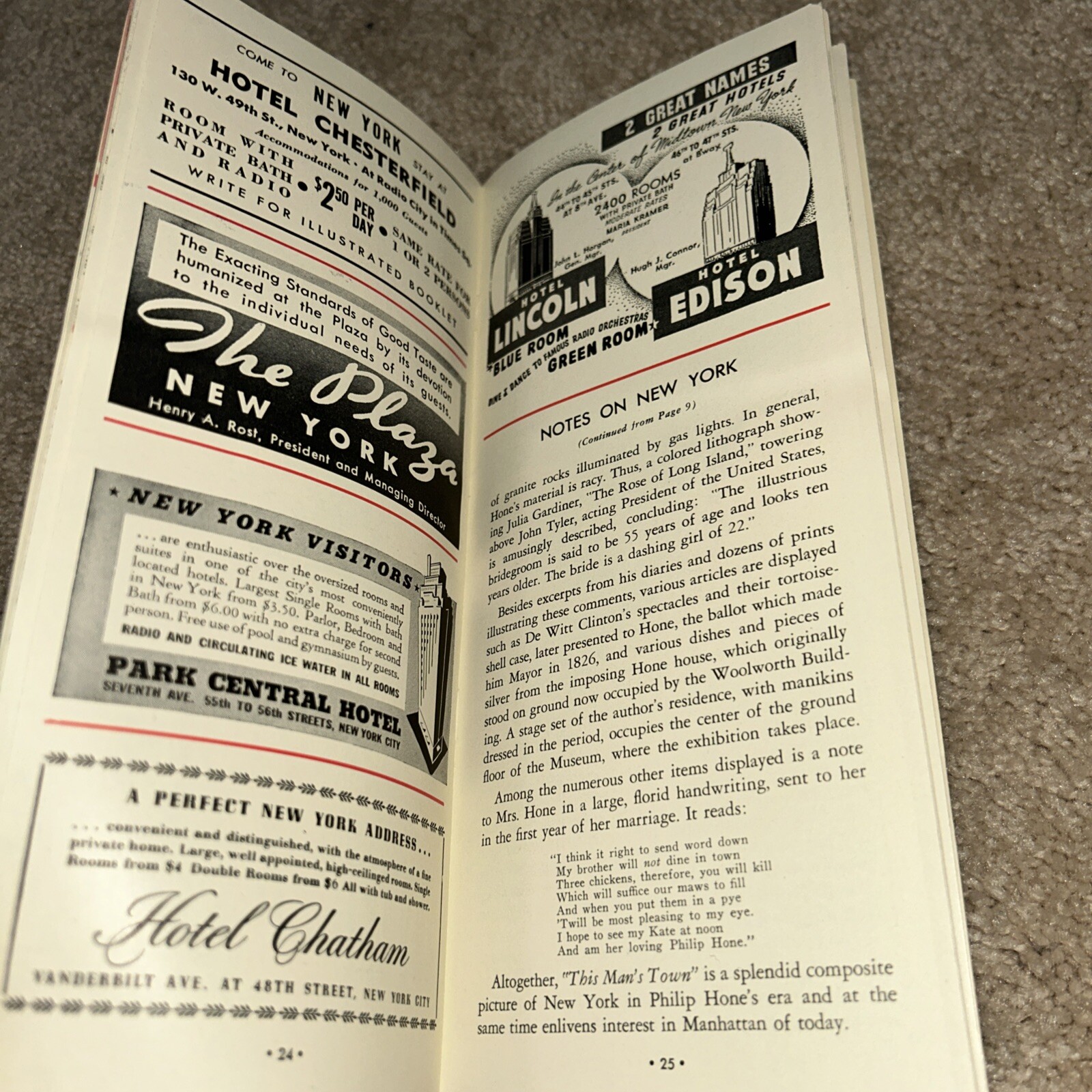 Feb 1941 THE NEW YORK VISITOR from THE NEW YORK CENTRAL SYSTEM Railroad 40 pages