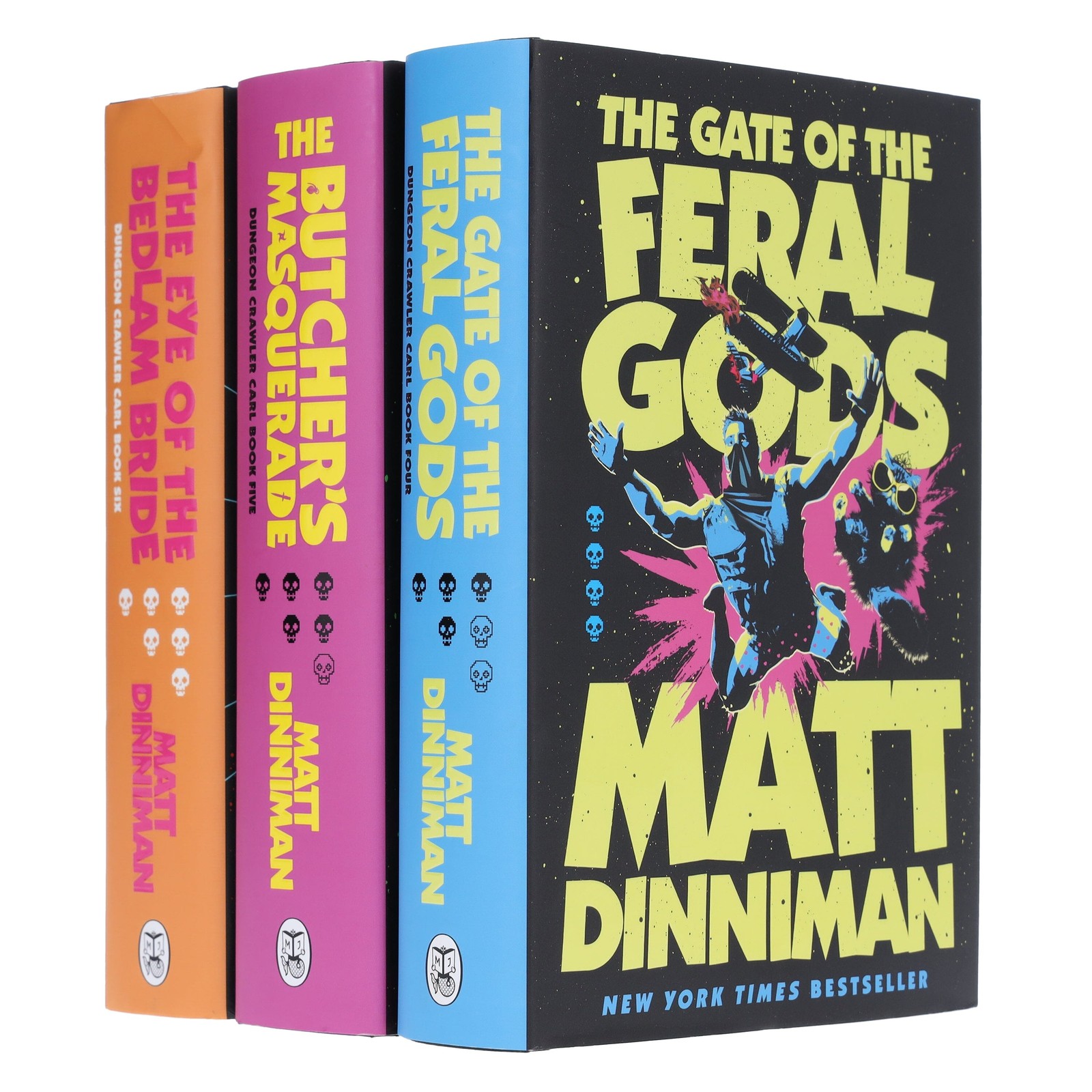 Dungeon Crawler Carl Series (Book 4-6) by Matt Dinniman 3 Books Set – HB