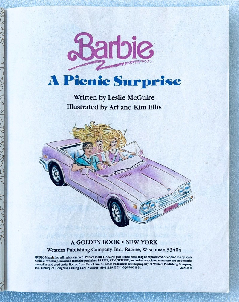 Little Golden Book Lot (3 Books) – Barbie (1990, 1992, 2013 – Fairy Princess)