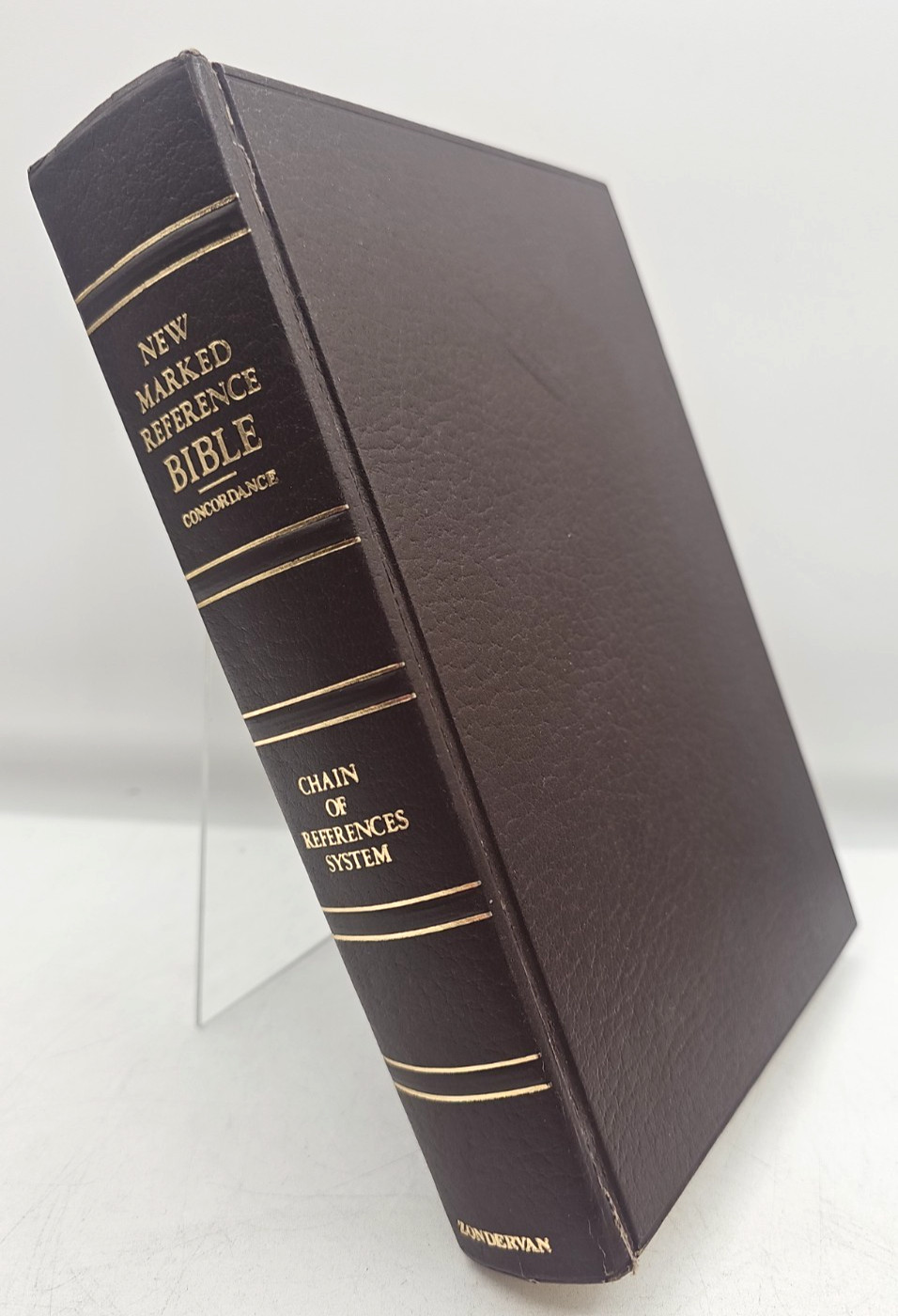 New Marked Bible Reference Chain Of Reference System Zondervan 1974 Hardcover