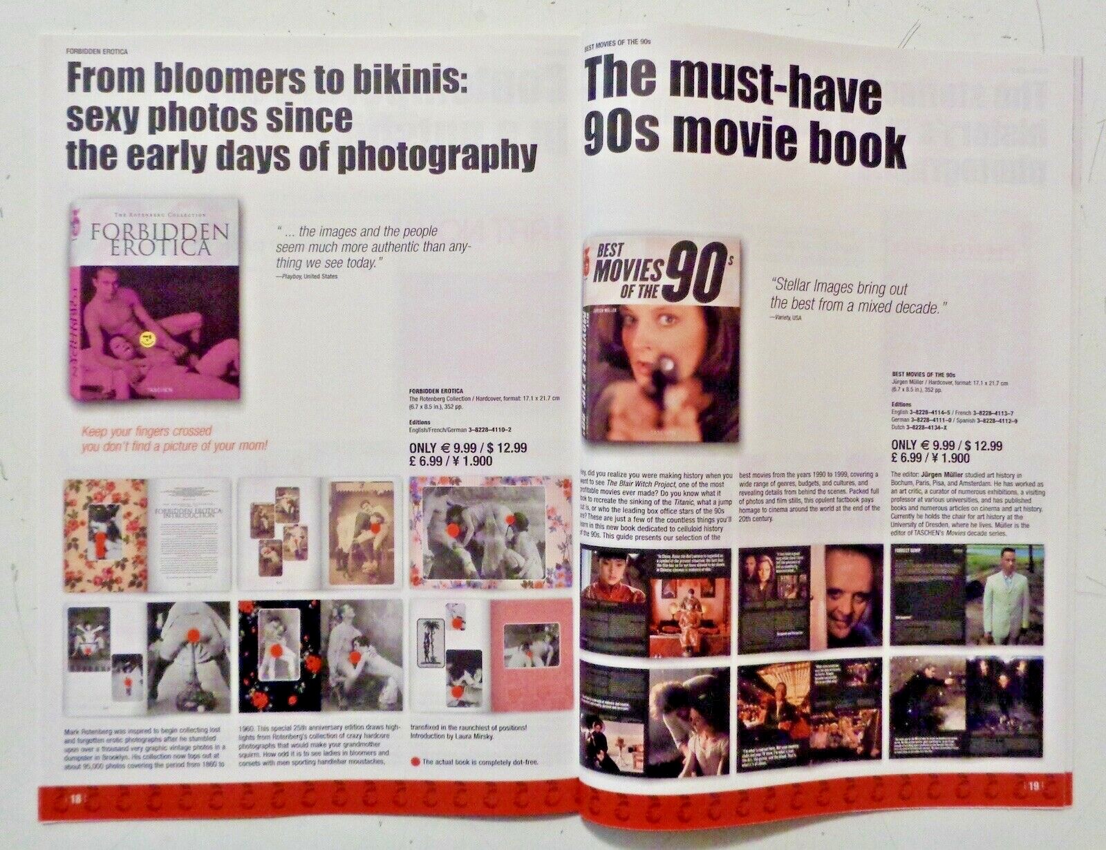 TASCHEN Books 25th Anniversary Catalog BOOKS Since 1980 Art Photography & More