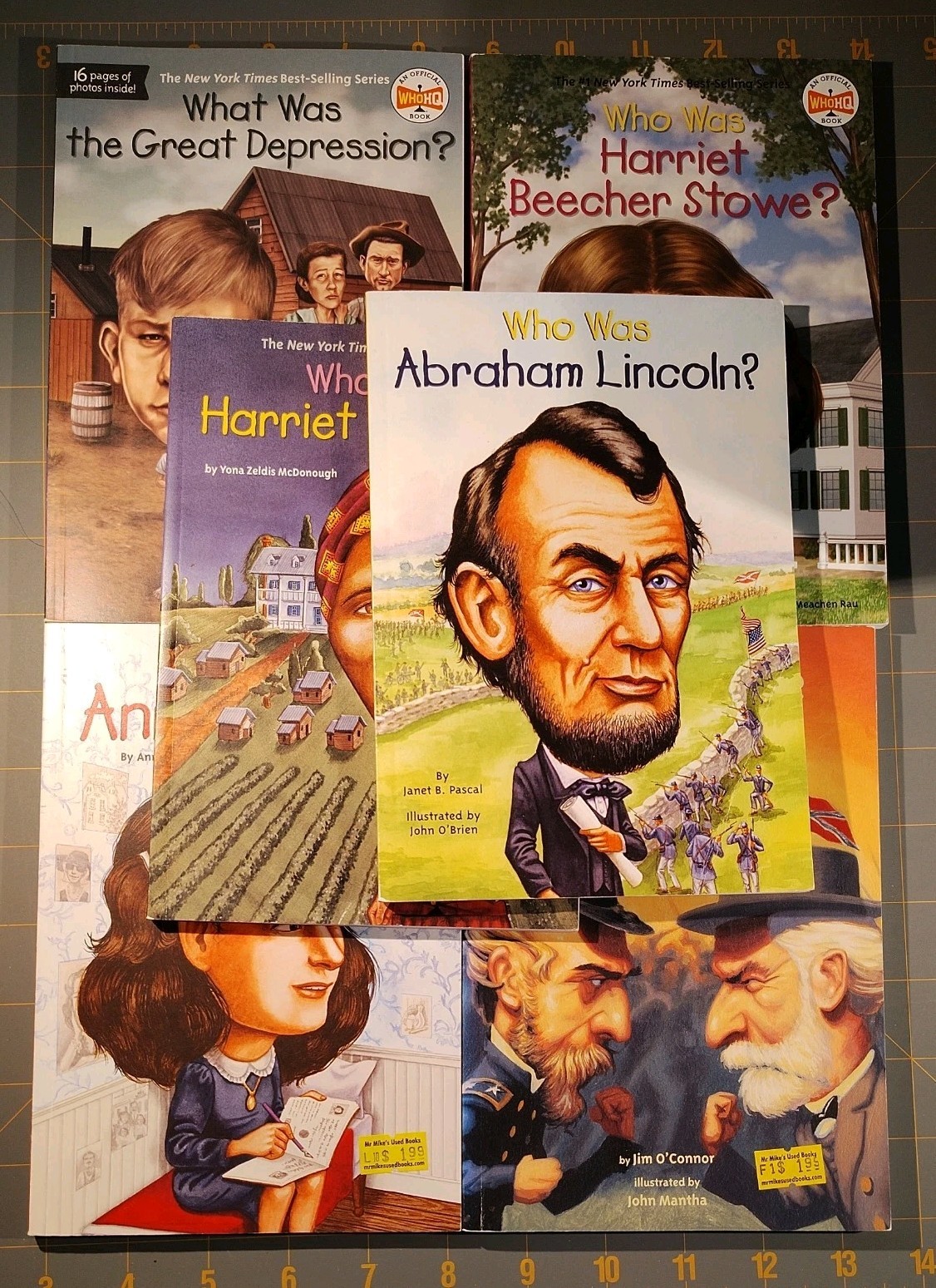 Lot Of 6 Who What Where Was Children’s Biography Books WhoHQ