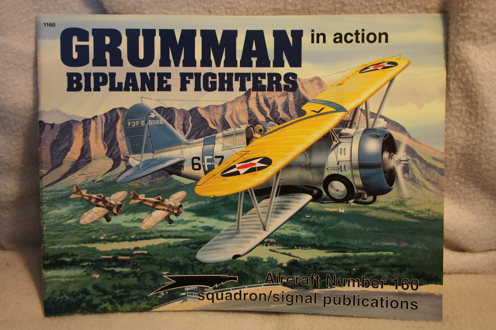 Grumman Biplane Fighter in Action Squadron Signal Book #1160 Good Condition