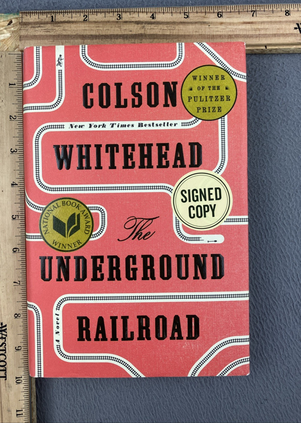 The Underground Railroad (Pulitzer) Colson Whitehead 1st print * SIGNED COPY