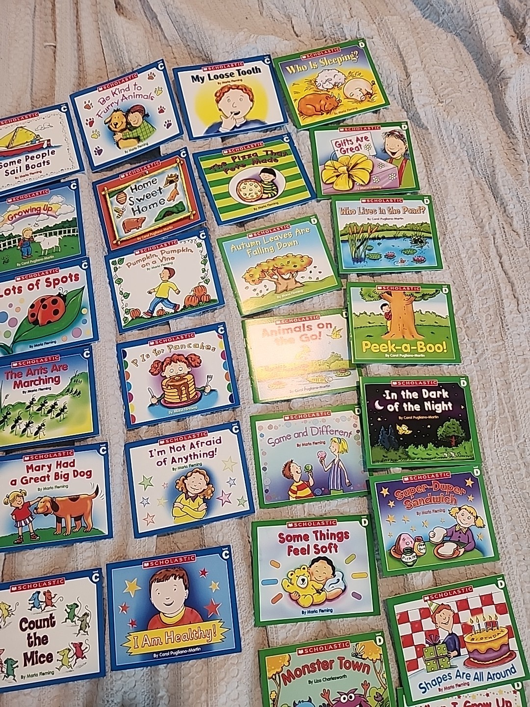 41 Scholastic Little Readers Books Level C-D, G-H Kindergarten 2nd Grade Phonic