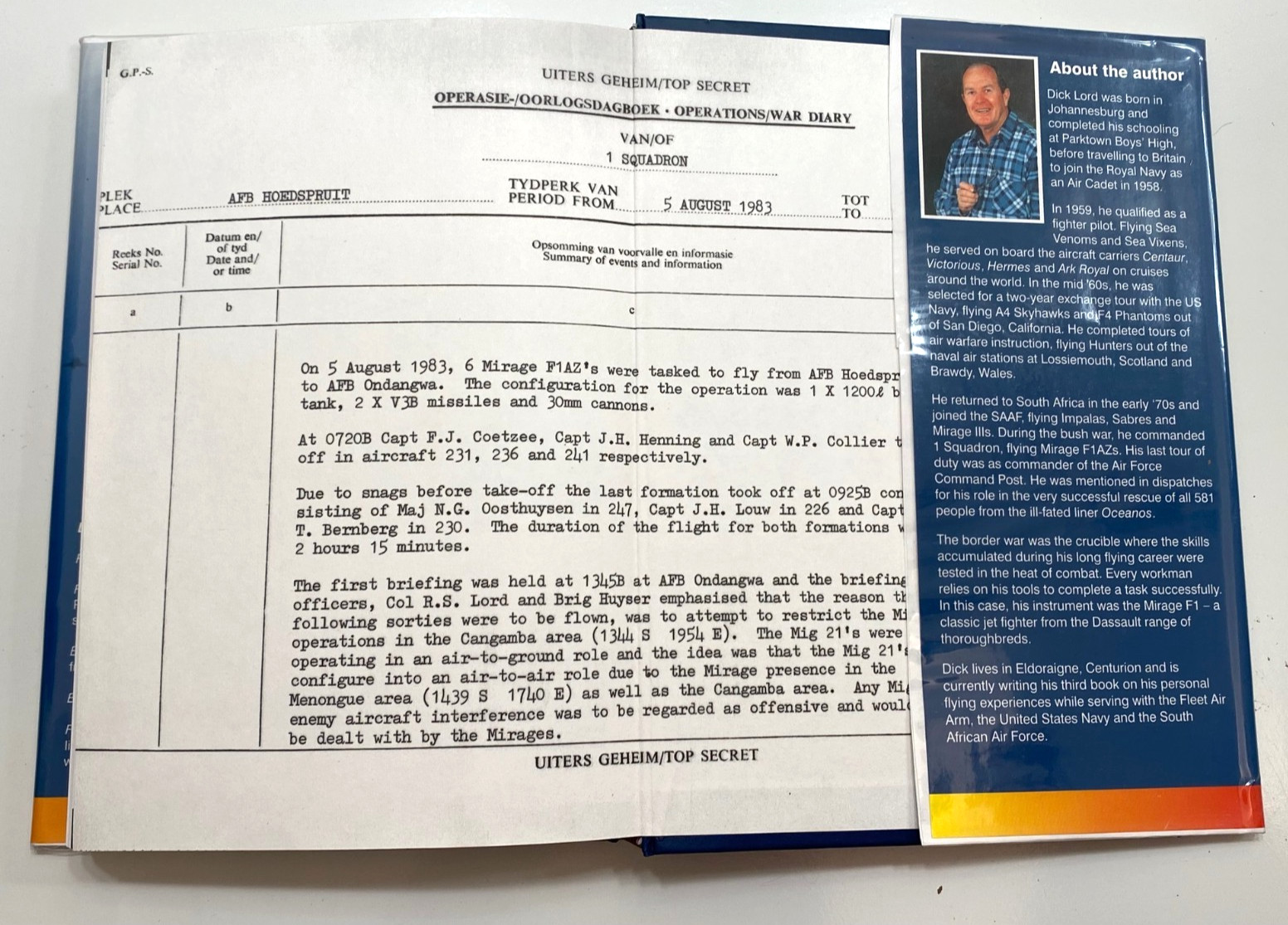 Vlamgat The Story Of The Mirage F1 In South African Air Force Dick Lord