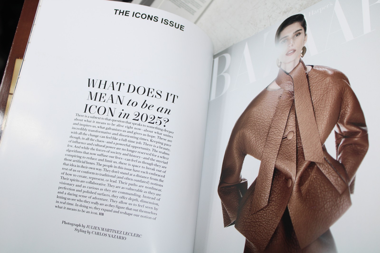 Harper’s Bazaar Magazine Dua Lipa Icons Issue Fashion Graphic Prints 2025
