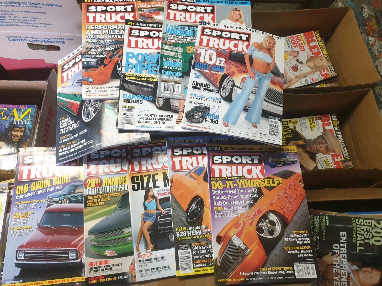 SPORT TRUCK Magazine Lot of 10 issues Early 2000s Mix Custom Truck