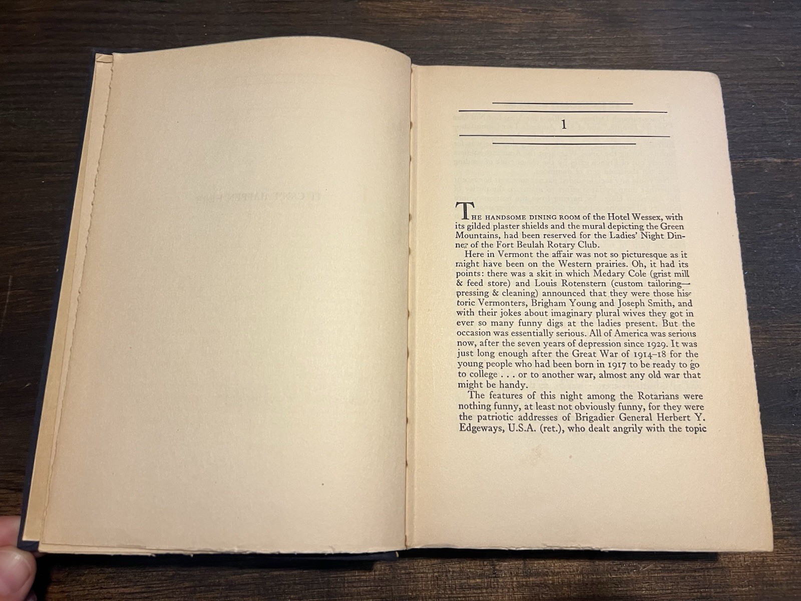 1935 “It Can’t Happen Here” by Sinclair Lewis Sun Dial Press Book 1st HB