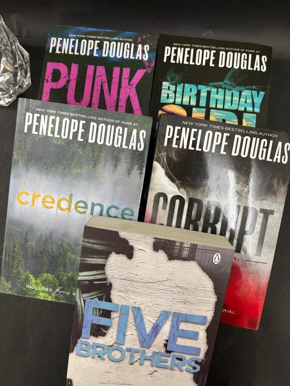 Penelope Douglas 5 Books Set – Punk 57, Credence, Birthday Girl, Corrupt, Five B