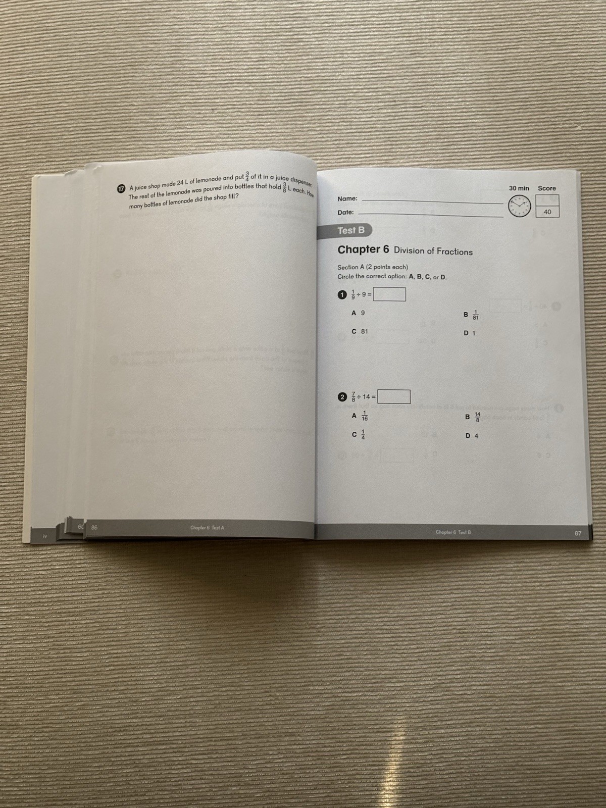 Dimensions Math Tests 5A & 5B Mathematics Paperback 2020 English Illustrated.