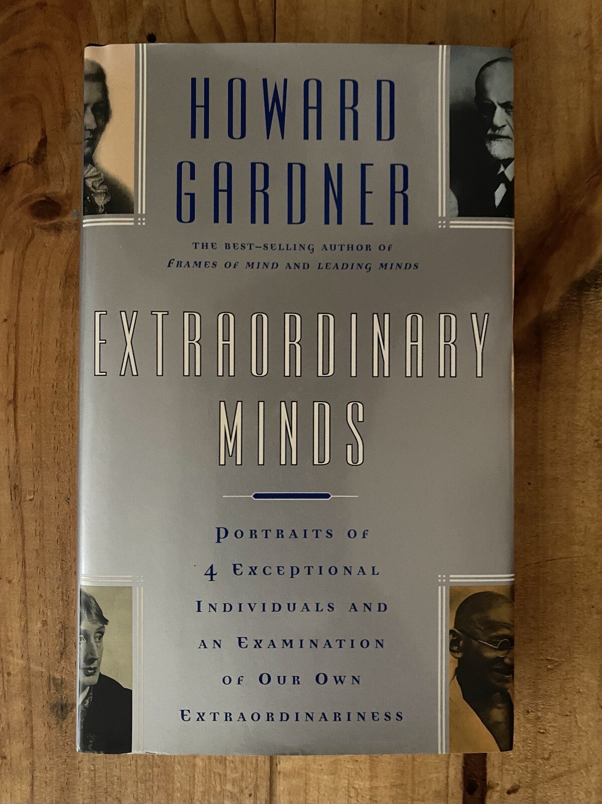 Vintage EXTRAORDINARY MINDS Howard Gardner GANDHI Mozart FREUD Woolf 1st Edition