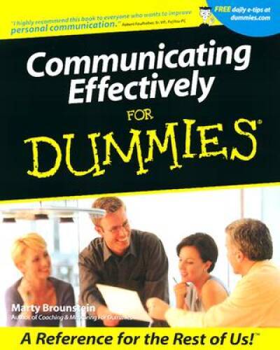 Communicating Effectively For Dummies – Paperback – VERY GOOD