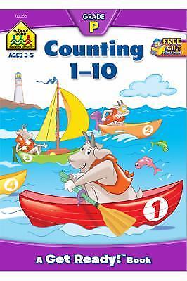 School Zone Counting 1-10 Workbook: 32 Pages- School Zone, 0938256564, paperback
