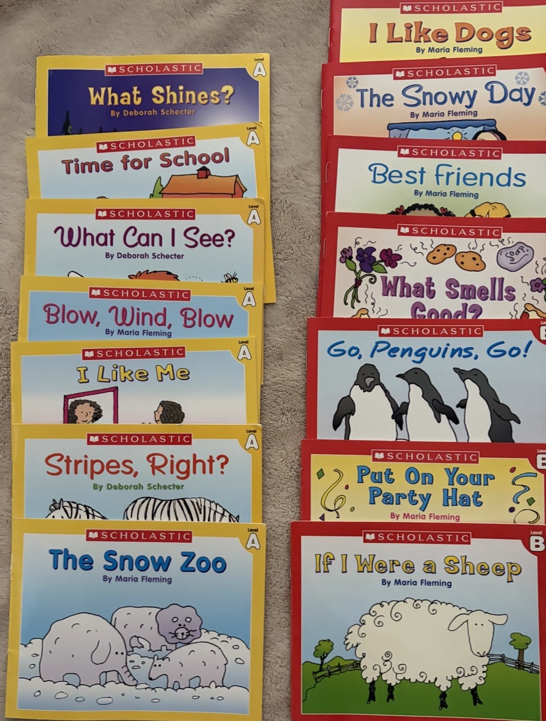 Little Leveled Readers by Scholastic Learn to Read Kids Books Lot 61 A-D