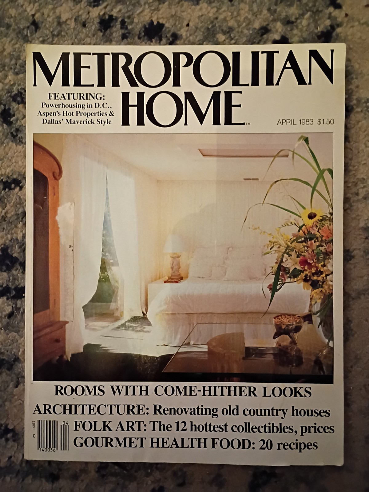Vintage Metropolitan Home Magazine Lot of 3 Back Issues 1983 Decor Retro
