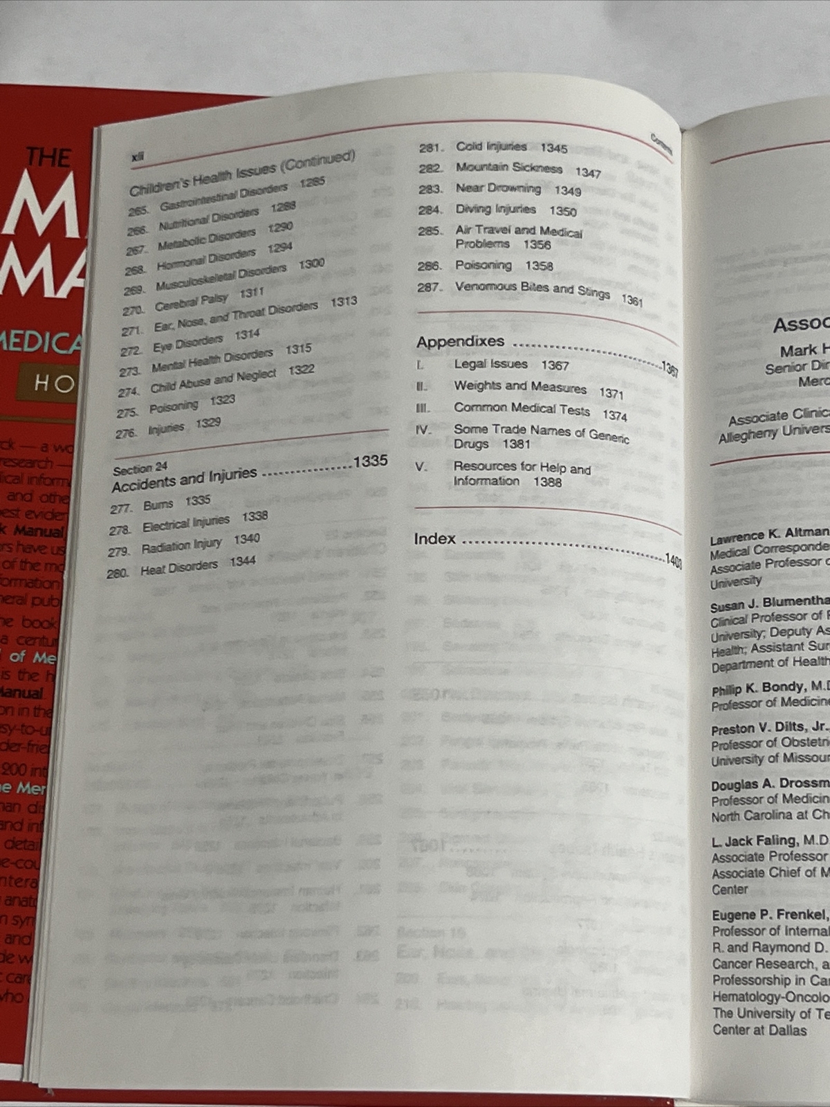 The Merck Manual of Medical Information by Mark H. Beers (1997, Trade Paperback)